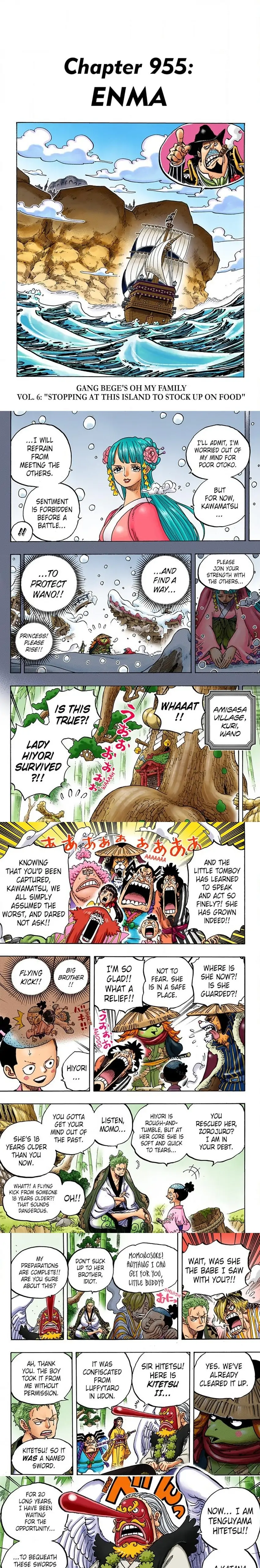 One Piece Digital Colored Chapter 955 image 1